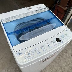 【動作保証あり】Haier ハイアール 2020年 JW-C45FK(W) 4.5kg 全自動洗濯機【管理KRS805】の画像