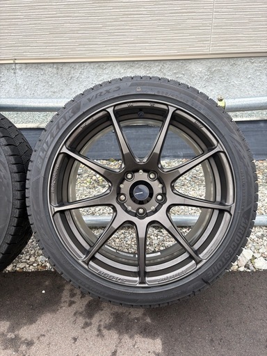 235-40/18 WedsSportホイール、スタッドレスブリヂストンVRX3セット 4本