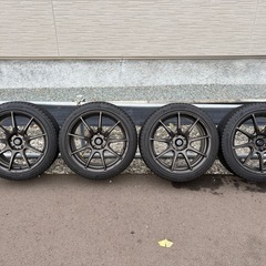 235-40/18 WedsSportホイール、スタッドレスブリヂストンVRX3セット 4本の画像