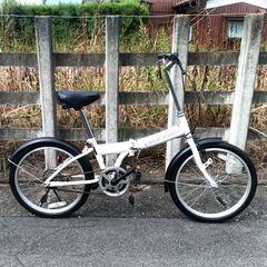 ★お届け可!!★ 20インチ 折りたたみ自転車 『pianisso』の画像