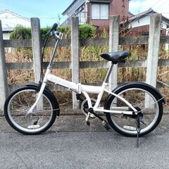 ★お届け可!!★ 20インチ 折りたたみ自転車 『pianisso』の画像