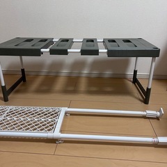 収納　突っ張り　棚　押入れ　クローゼット　トイレ　隙間の画像