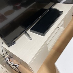 Panasonic 液晶テレビ4K 、Blu-rayレコーダー、テレビ台の画像