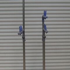 物干し台　2点セット　伸縮タイプ　洗濯物干し　ブロー台　屋外　洗濯物　物干しスタンド　ベランダの画像