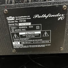 Vox Pathfinder 10 ギターアンプ 15Wの画像