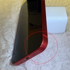 iPhone12mini レッド 128GB 社外ばっバッテリーの画像