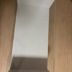 ぼん家具 センターテーブル 強化ガラス 棚付 木製  の画像