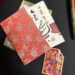 懐紙入れ（ようじ付き）とふくさのセットの画像