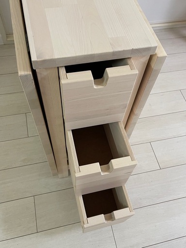 IKEA ダイニングテーブル/NORDEN ノールデン ゲートレッグテーブル（バーチ）