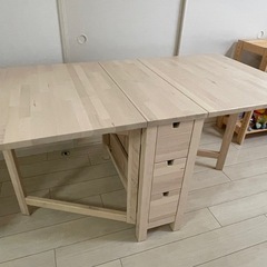 IKEA ダイニングテーブル/NORDEN ノールデン ゲートレッグテーブル（バーチ）の画像