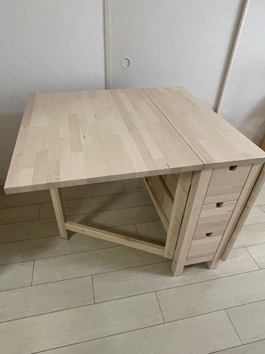 IKEA ダイニングテーブル/NORDEN ノールデン ゲートレッグテーブル（バーチ）