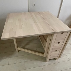 IKEA ダイニングテーブル/NORDEN ノールデン ゲートレッグテーブル（バーチ）の画像