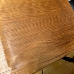 【引き渡し先決まりました】ダイニングチェア カフェチェア2脚 アイアンの画像