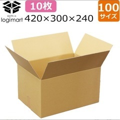 ダンボール10枚100サイズの画像