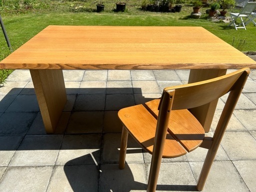 柏木工　オーク材　テーブル　家具