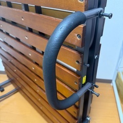 折りたたみベッド　ベッドフレームの画像