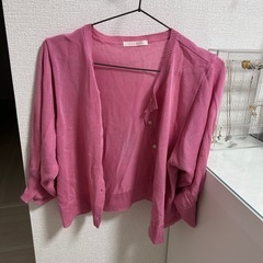 7分丈カーディガンの画像