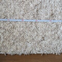 洗えるラグ140センチの画像