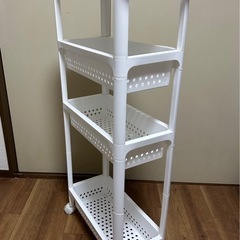【0円】NITORI スリムワゴン 4段（キャスター付き）※10/1正午までに引取限定の画像