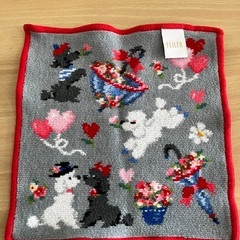 FEILERブランド　刺繍ハンカチ2枚セットの画像
