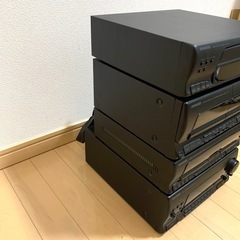 KENWOOD CDデッキ カセットデッキ コンポ イコライザー アンプ ケンウッド  CDプレーヤー オーディオ機器の画像