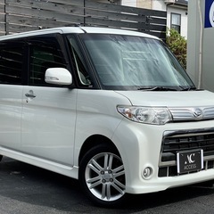 安心の総額表示！車検満たん★ダイハツタントカスタムRSターボ禁煙車Bluetooth電動スライドドアetcナビTVの画像
