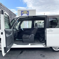 安心の総額表示！車検満たん★ダイハツタントカスタムRSターボ禁煙車Bluetooth電動スライドドアetcナビTVの画像