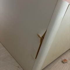 引っ越し処分中⭐︎シングルベッド　ホワイト　マットレス付きの画像