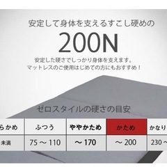 【取りに来れる方のみ】ゼログラビティ　マットレスの画像