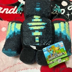 マインクラフト　ふわふわウォーデンBIGぬいぐるみ、座りポーズ（全1種）の画像