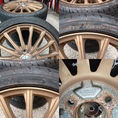【工賃込み対応可】POTENZA RE004 165/45R16（2025年製）Lehrmeister 16インチホイール 4本の画像