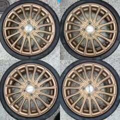 【工賃込み対応可】POTENZA RE004 165/45R16（2025年製）Lehrmeister 16インチホイール 4本の画像