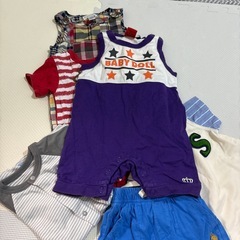 70サイズ男の子ベビー服6枚の画像