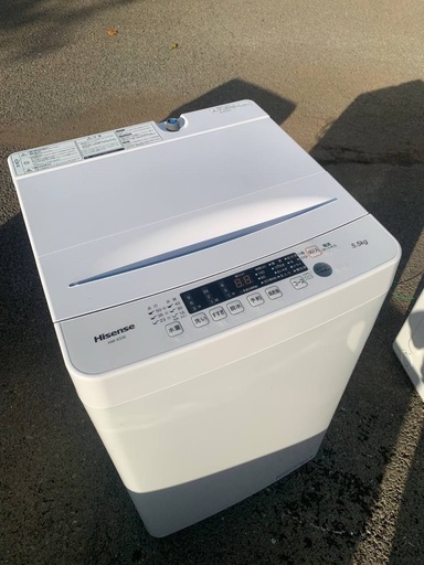 EJ5519番 Hisense 全自動電気洗濯機 HW-K55E