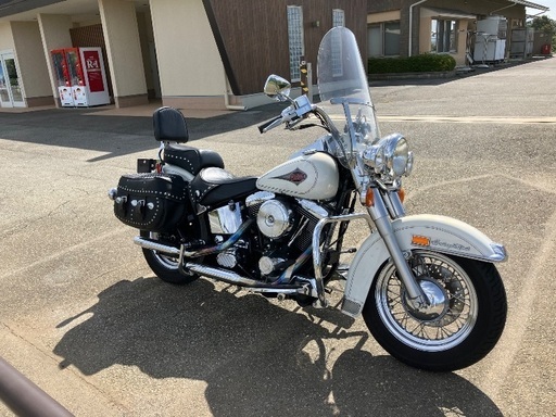 ハーレー1999　エボ ソフテイル　22000キロ　純正　白　極上コンディション