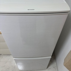 ２ドア冷蔵庫　SHARP SJ_D14C_wの画像