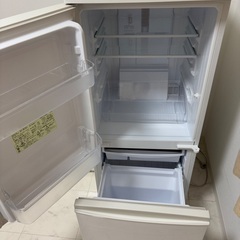 ２ドア冷蔵庫　SHARP SJ_D14C_wの画像