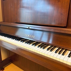 ヤマハ　Ｗ102 ウォルナット色中古ピアノの画像