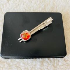 ネクタイピン ネクタイ 花模様 お洒落 小物の画像