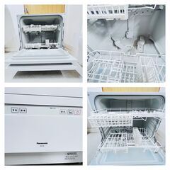 【❗️✨人気モデル✨❗️】✨Panasonic 食器洗い乾燥機 NP-TH4-W 2024年製✨簡易清掃・動作確認済み❗️の画像