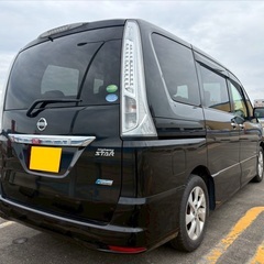 フル装備お買い得車☆S-HYBRID入りました☆月々1.2万円〜分割払い可❗️車検2年付き！大人気☆日産 セレナ ハイウェイスター☆8人乗り☆Bluetooth対応ナビ☆走行中DVD見れます☆ETC☆バックカメラ☆ドラレコ付きのフル装備☆電動スライドドア☆純正アルミ☆クルーズコントロール搭載☆ウィンカーミラー☆フル装備☆事故修復歴無し☆車内広々三列シート‼️の画像