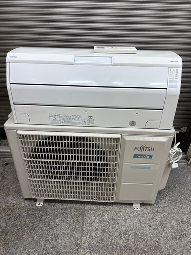 ?大人気❗️広々14畳タイプ?取付込み?お掃除ロボ付き❄️クリーニング済✨️中古 富士通 FUJITSU AS-R401L-W ノクリ