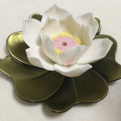 蓮のお香たて　新品・未使用の画像