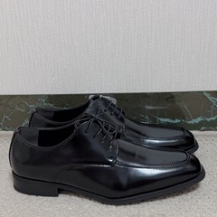 メンズ 革靴 黒 journal worksの画像