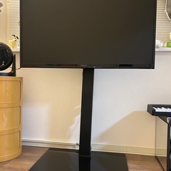 Alebert テレビスタンド 耐震 テレビ台 ハイタイプ 壁寄せの画像
