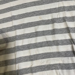 無印良品　半袖Tシャツ　Mサイズ　ストライプの画像
