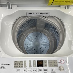 ☆ドリーム荒牧店☆ジモティー割引有☆【クリーニング済み】ハイセンス/洗濯機/HW-T60H/6kg/2022年製の画像