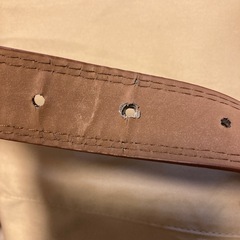 子供服／ベージュ 長ズボン ベルト付き 150cmの画像
