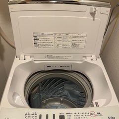 縦型洗濯機 Hisense 5.5kg【金山付近】の画像