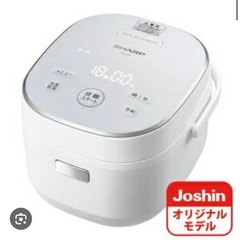 【SHARP】炊飯器　白の画像
